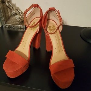 Burnt orange heels
